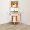 Scrivania per Computer Angolare, Faggio - immagine 4