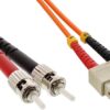 Cavo Fibra Ottica Multimodale OM2 SC/ST 50/125 10 m - immagine 3