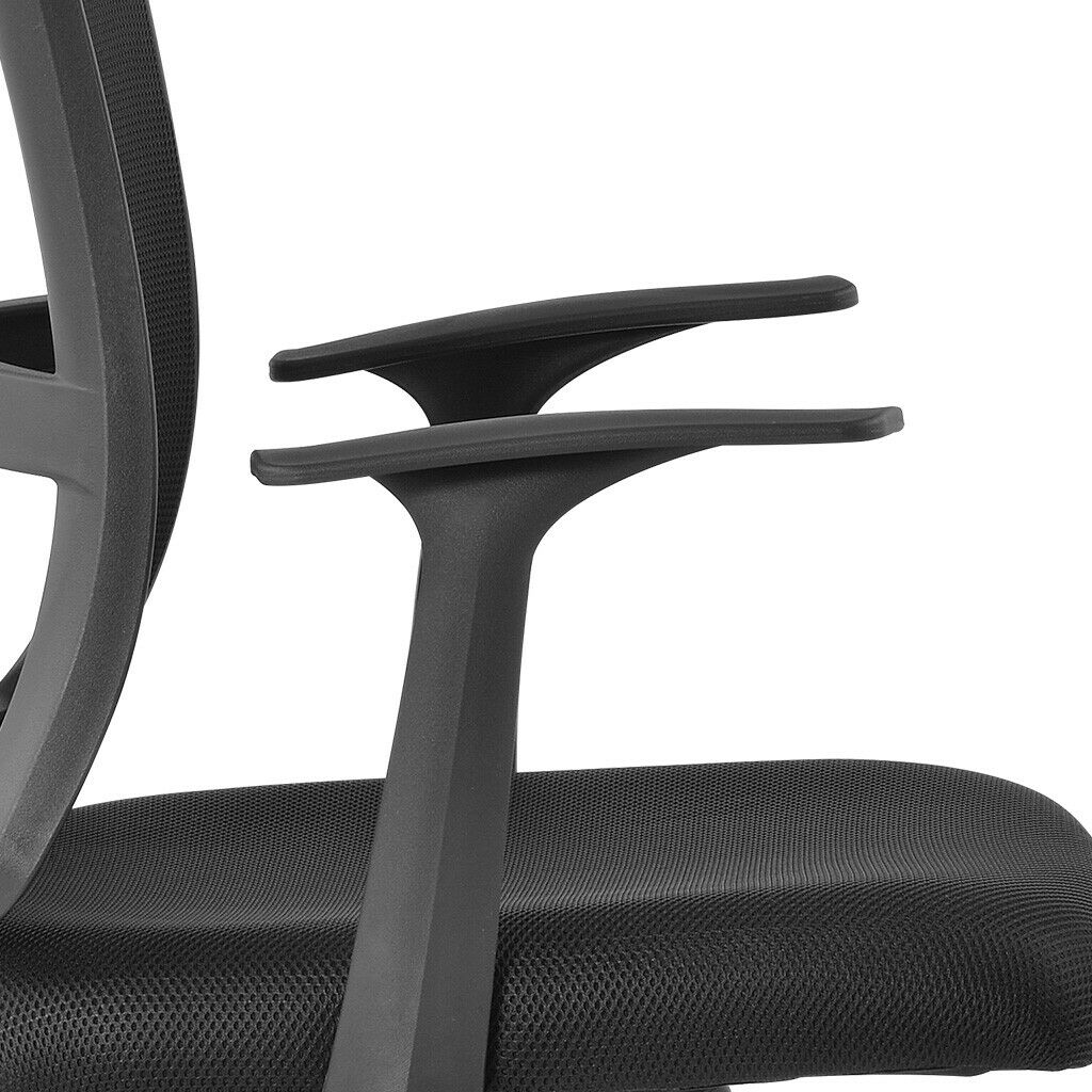 Sedia da Ufficio con Seduta Imbottita e Schienale in Rete - immagine 7