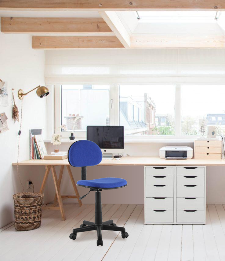 Sedia per Ufficio Colore Blu - immagine 2