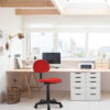 Sedia per Ufficio Colore Rosso - immagine 2