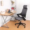 Sedia per Ufficio con Schienale Alto Design Moderno Grigio - immagine 6
