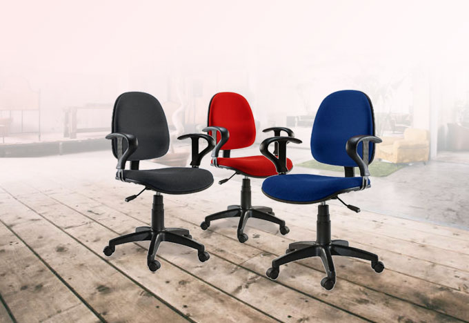 Sedia per Ufficio Easy Colore Rosso - immagine 4