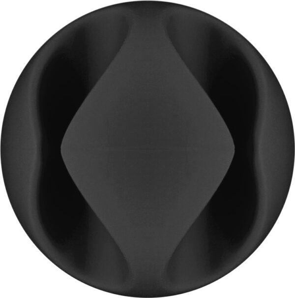 Set 6 Fermacavo da Scrivania a due posti Nero - immagine 4