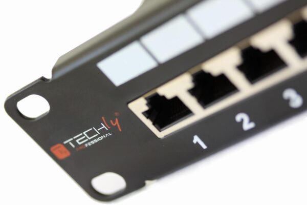 Pannello Patch STP 24 Posti RJ45 Cat.6 Techly - immagine 6