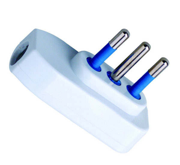 Spina ribassata 2P+T 10A Bianco - immagine 3
