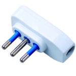 Spina ribassata 2P+T 10A Bianco