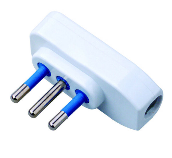 Spina ribassata 2P+T 10A Bianco