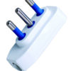 Spina ribassata 2P+T 16A Bianco - immagine 3