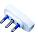 Spina ribassata 2P+T 16A Bianco