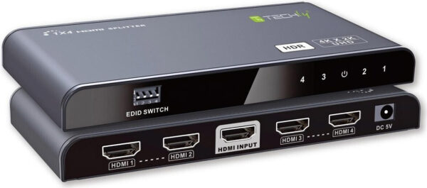 Splitter HDMI2.0 4K 4vie HDR/EDID