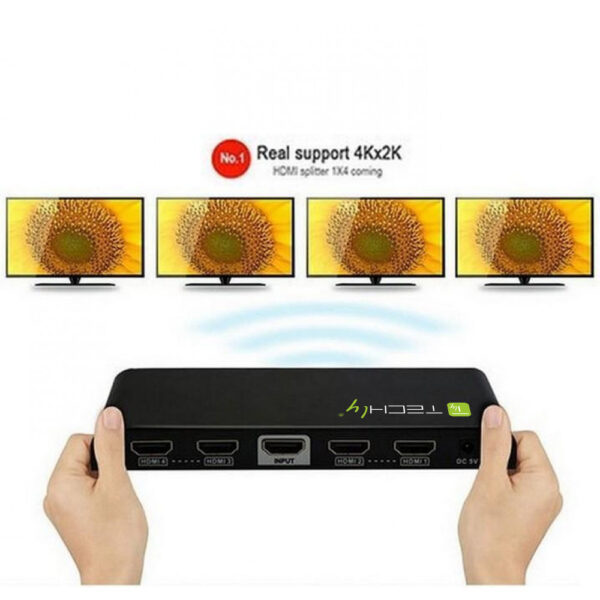 Splitter HDMI 4K UHD 3D 4 vie - immagine 7