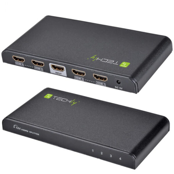 Splitter HDMI 4K UHD 3D 4 vie - immagine 3