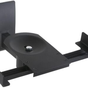 Coppia Staffe Speakers a Parete fino a 25kg Nero