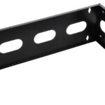 Staffa di Montaggio da Muro 19'' Easyline 4U con 3 Fori Nero