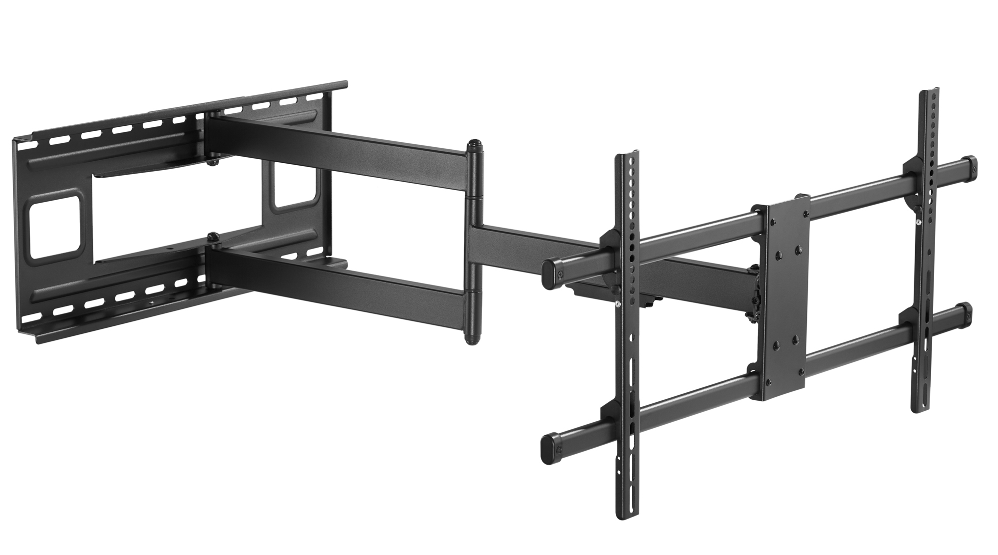 Staffa a Muro Braccio Estensibile fino a 1015 mm per LCD 43-80'' Nero - immagine 4