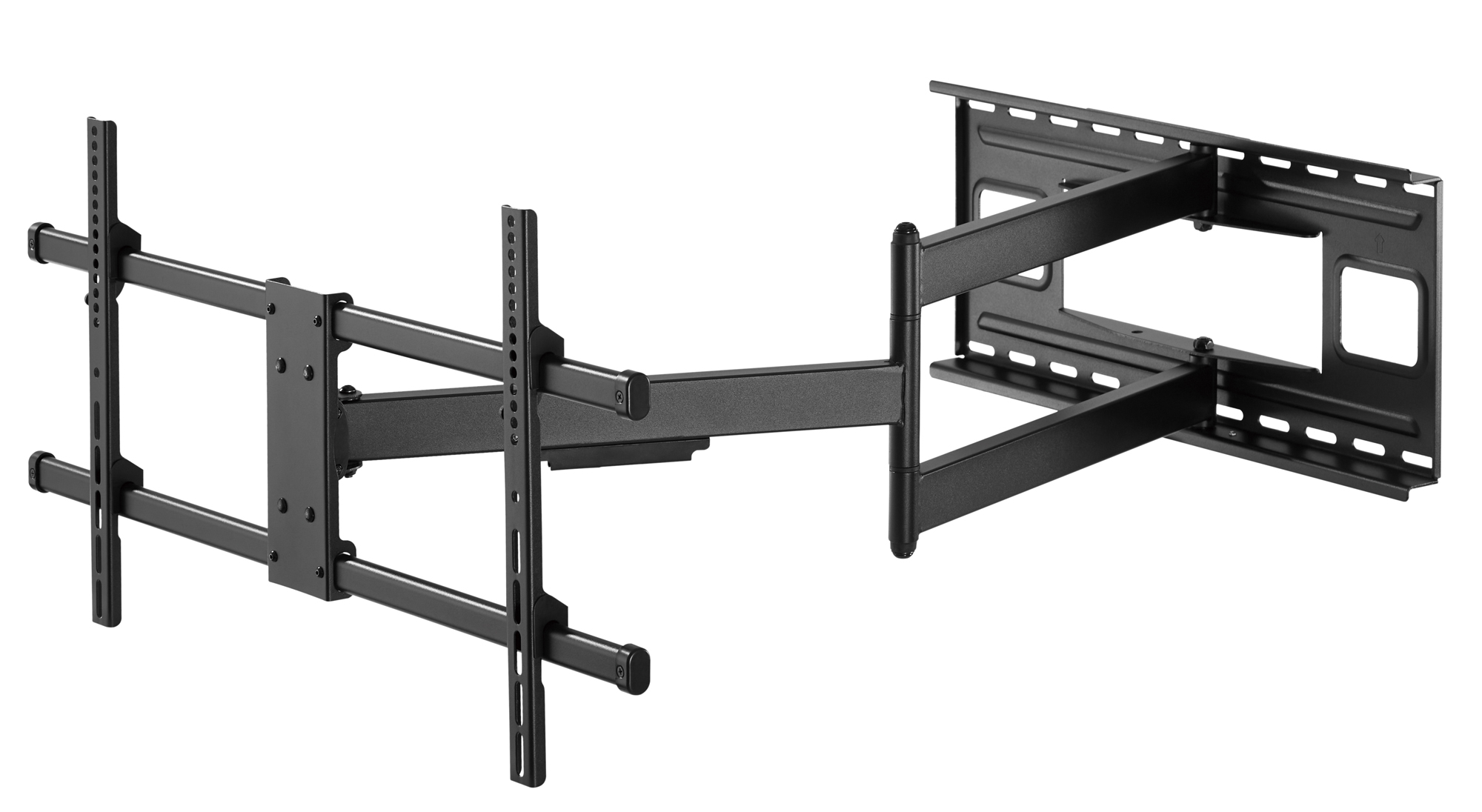 Staffa a Muro Braccio Estensibile fino a 1015 mm per LCD 43-80'' Nero - immagine 5