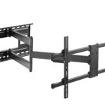 Staffa a Muro Braccio Estensibile fino a 1015 mm per LCD 43-80'' Nero