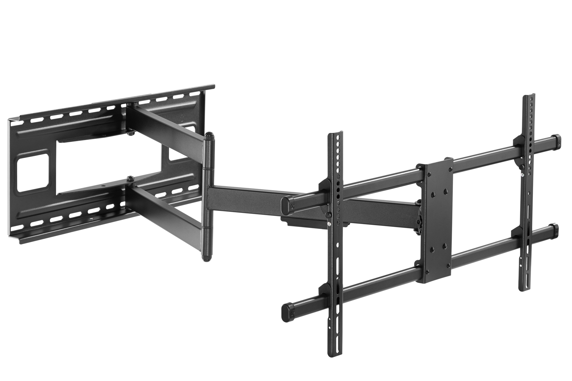Staffa a Muro Braccio Estensibile fino a 1015 mm per LCD 43-80'' Nero