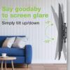 Staffa a Muro con Doppio Braccio per TV LCD 42-75'' Full-Motion - immagine 5