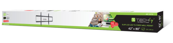 Staffa a Muro Fissa Slim TV LED LCD 42-80'' - immagine 2