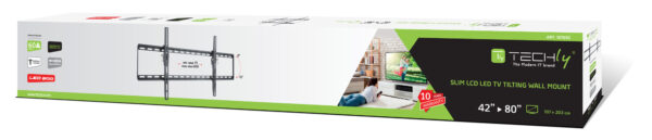Staffa a Muro Inclinabile TV LED LCD 42-80'' - immagine 2