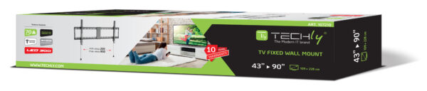 Staffa a Muro Fissa TV LED LCD 43-90'' - immagine 2