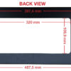 Staffa di Montaggio da Muro Verticale 19'' Easyline 2U Nero - immagine 3