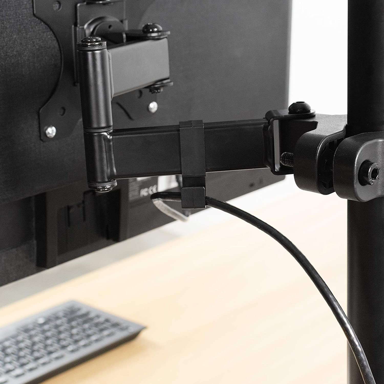 Staffa per Fissaggio a Palo TV LED/LCD 17-32'' Nero - immagine 7