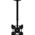 Staffa telescopica per installazione TV LED/LCD a soffitto