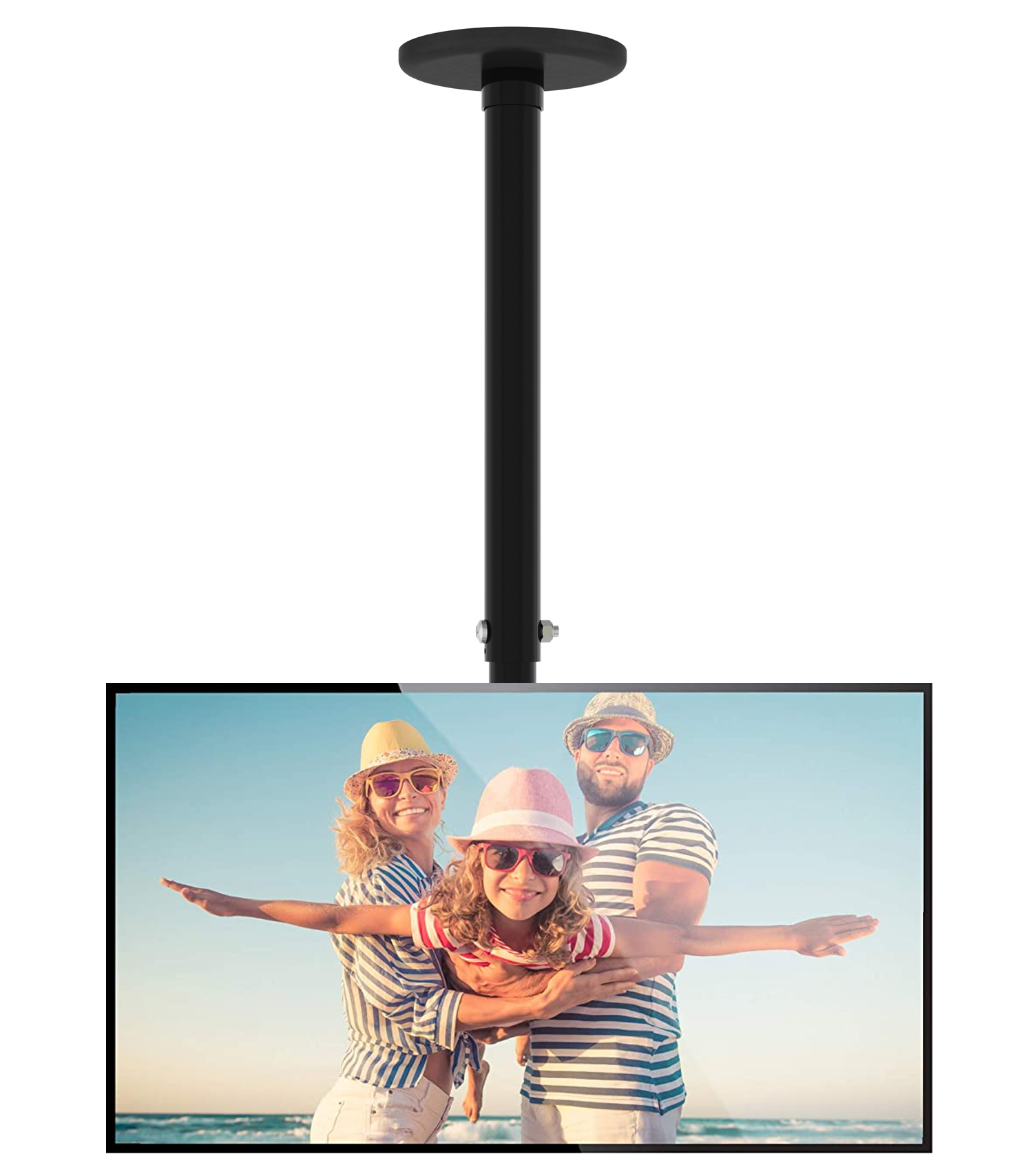 Staffa telescopica per installazione TV LED/LCD a soffitto - immagine 5
