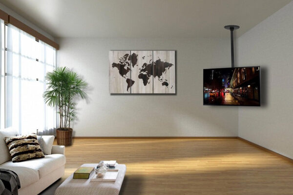 Staffa telescopica per installazione TV LED/LCD a soffitto - immagine 6