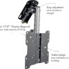 Staffa TV da Soffitto Dritto e Inclinato per TV LED/LCD 17''-37'' Nero - immagine 7