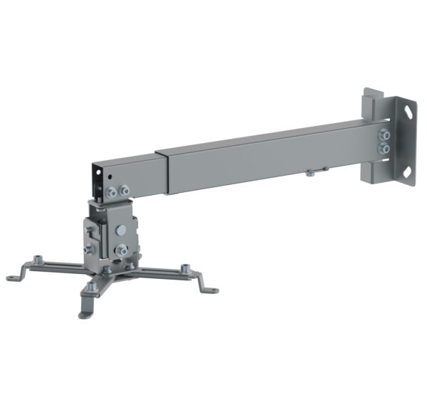 Staffa Universale a Parete-Soffitto per Proiettori Silver - immagine 3