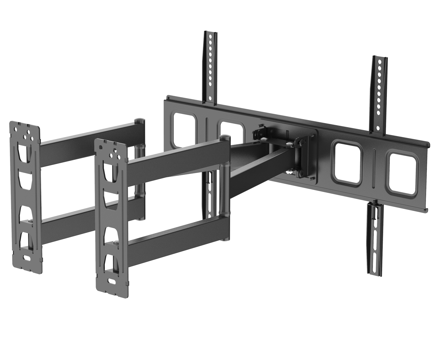 Staffa Universale Full-Motion per Fissaggio a Parete ad Angolo TV 32-70'' - immagine 7