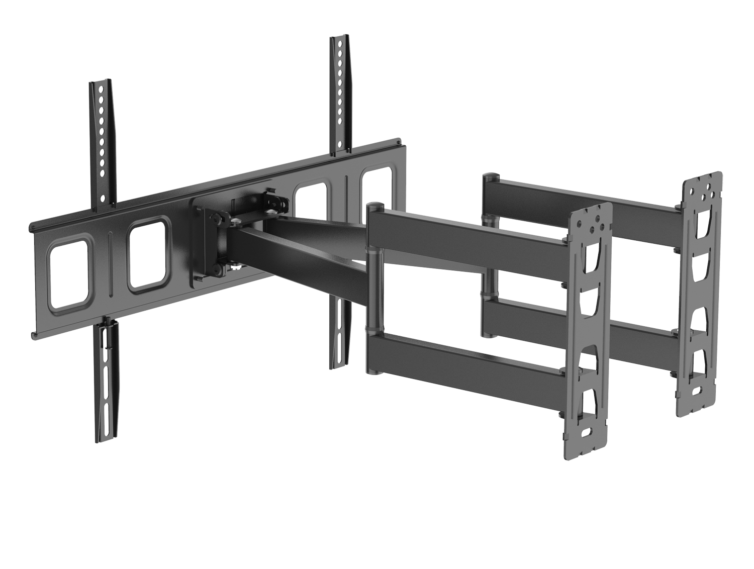 Staffa Universale Full-Motion per Fissaggio a Parete ad Angolo TV 32-70'' - immagine 6