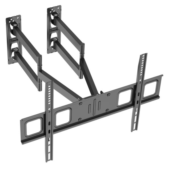 Staffa Universale Full-Motion per Fissaggio a Parete ad Angolo TV 32-70'' - immagine 4