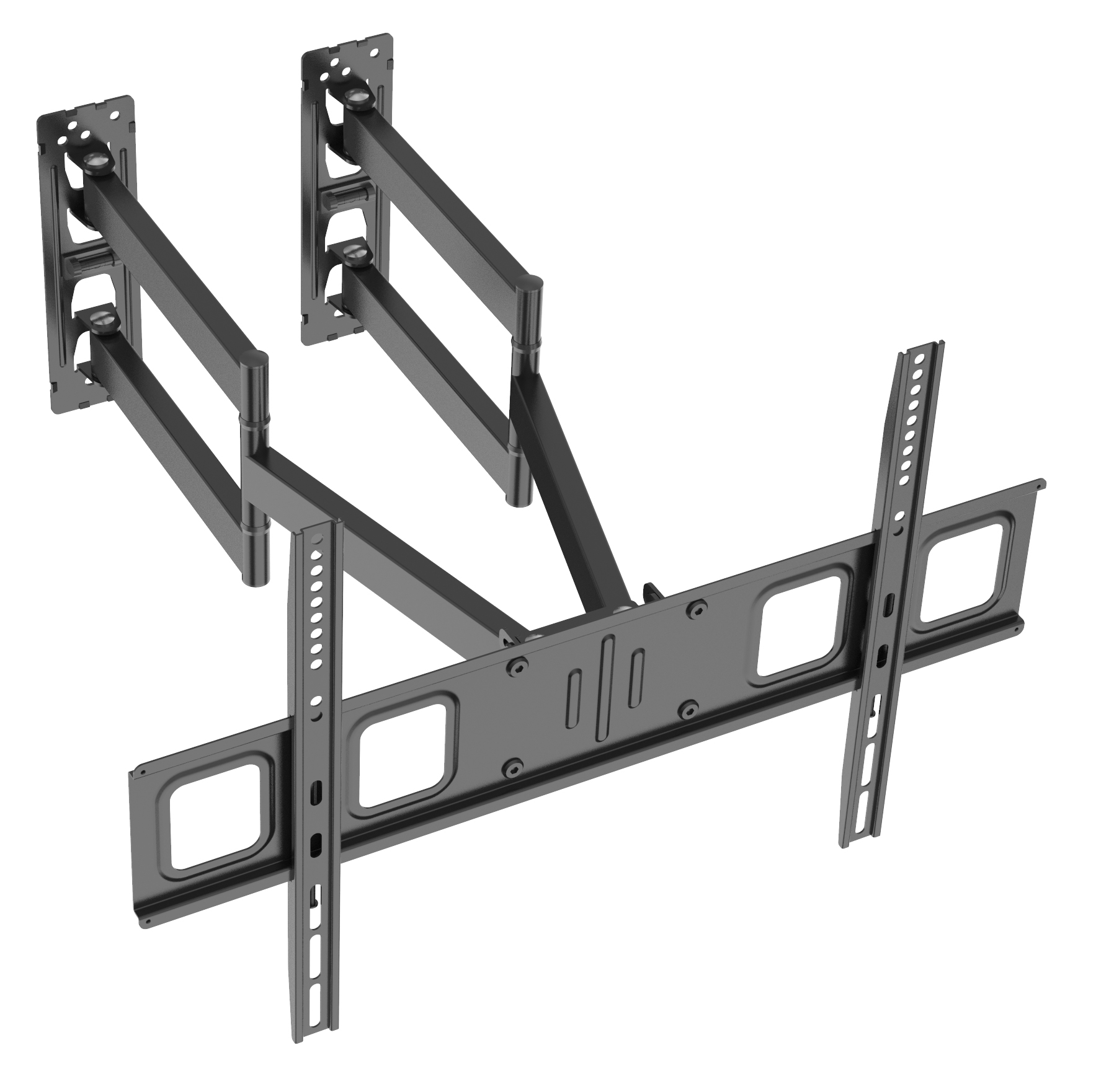 Staffa Universale Full-Motion per Fissaggio a Parete ad Angolo TV 32-70'' - immagine 4