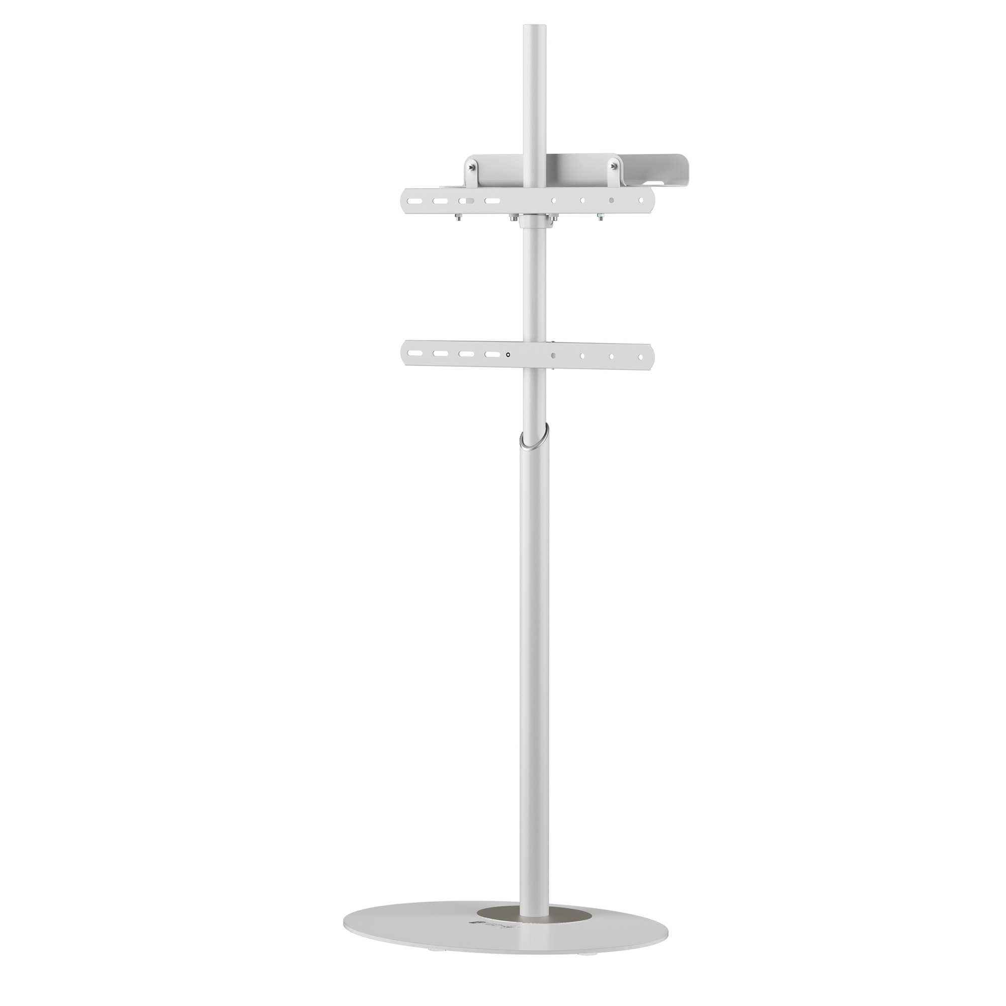 Stand da Pavimento TV/LED LCD 32''-65'' con Base Ovale Bianco