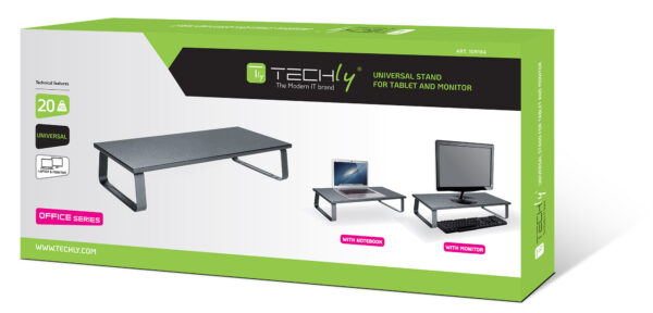Stand Supporto di Rialzo per Monitor Laptop da Scrivania - immagine 2