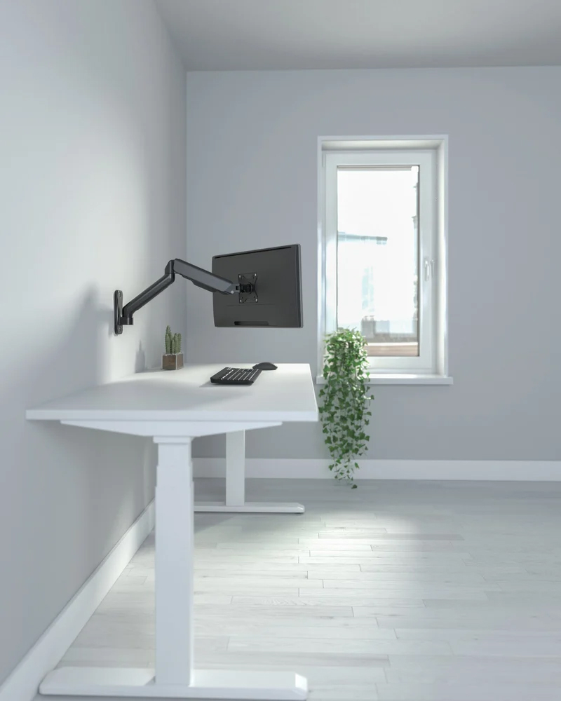 Supporto a Muro con Molla per TV 17-32'' Estensione 55,1 cm - immagine 6