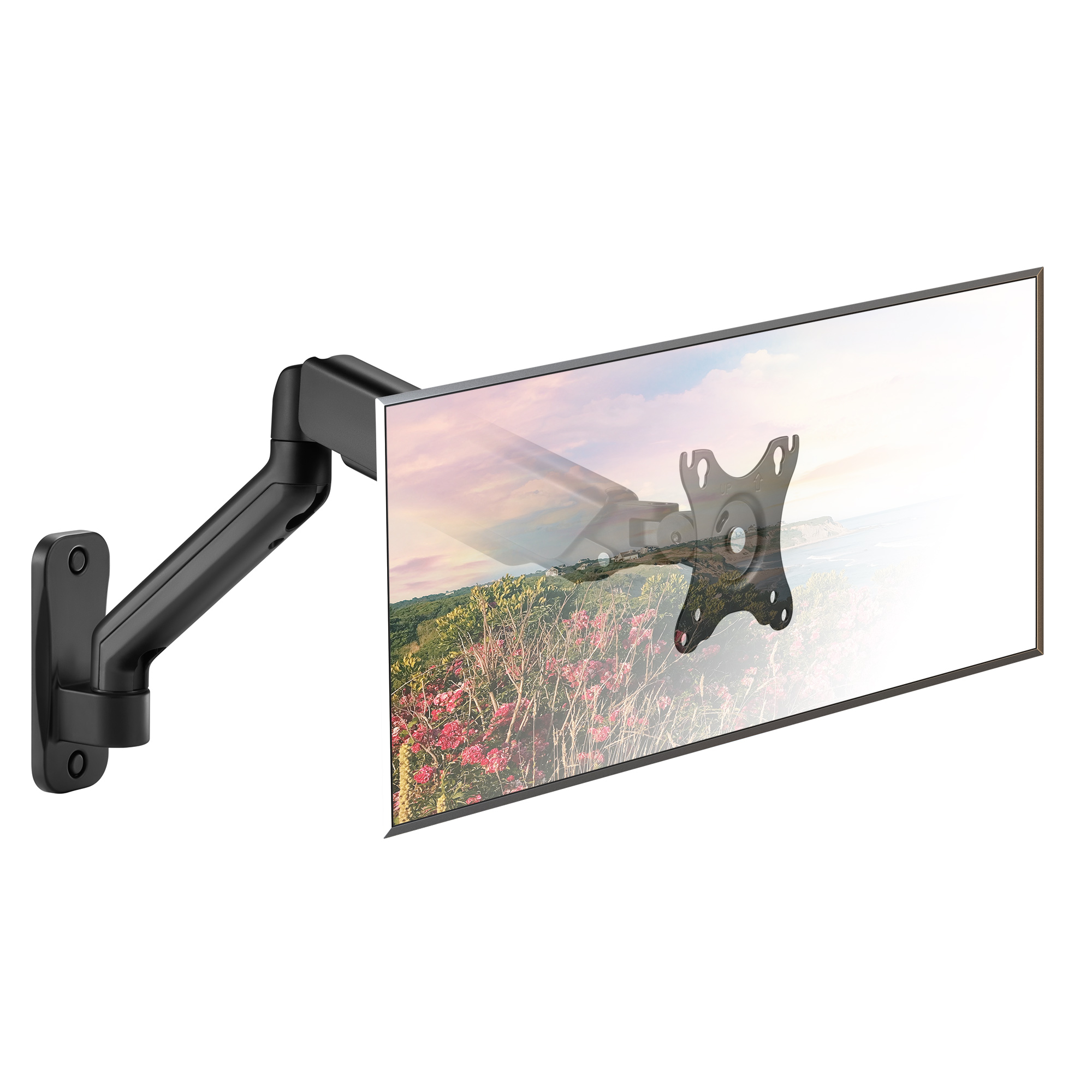 Supporto a Muro con Molla per TV 17-32'' Estensione 55,1 cm - immagine 3