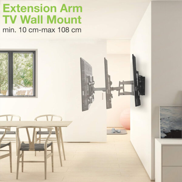Supporto a Muro Extra Long Full Motion per TV 42-80'' - immagine 6
