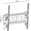 Supporto a Muro Inclinabile per TV LED 42-100'' - immagine 3