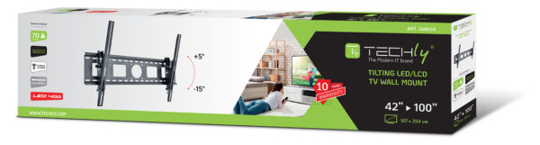 Supporto a Muro Inclinabile per TV LED 42-100'' - immagine 2