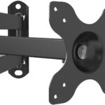 Supporto a Muro per TV LED LCD 13-30'' Full-Motion Nero