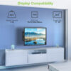 Supporto a Muro per TV LED LCD 13-30'' Full-Motion Nero - immagine 10