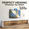 Supporto a muro per TV LED LCD 13''-30'' full motion Nero - immagine 7