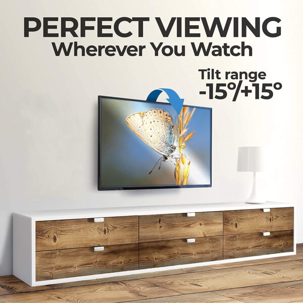 Supporto a muro per TV LED LCD 13''-30'' full motion Nero - immagine 7