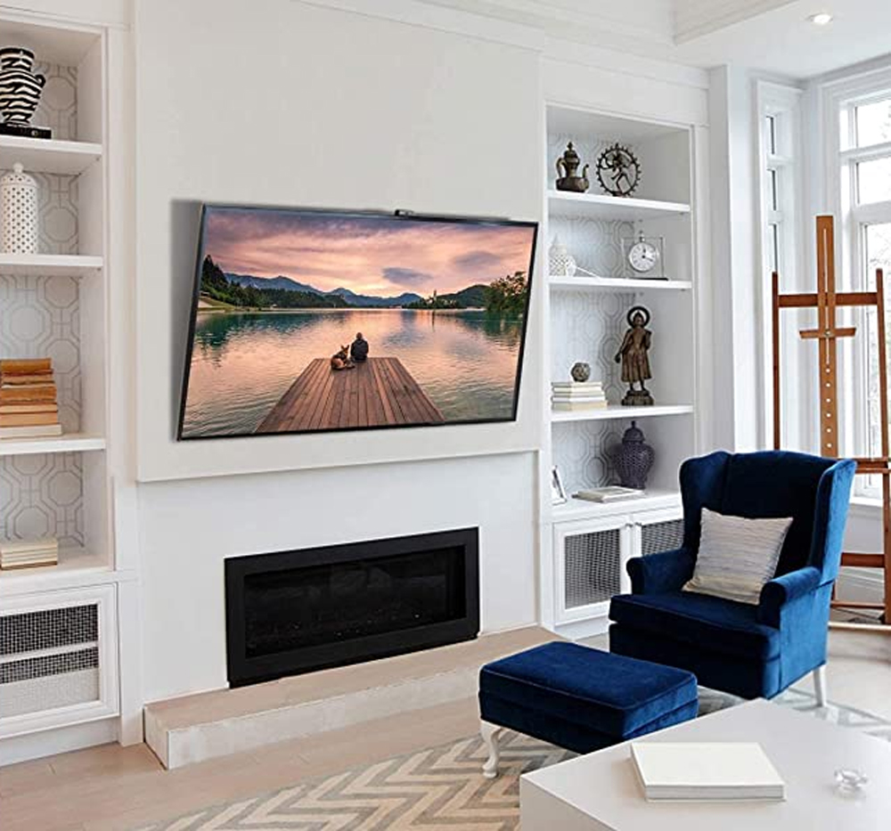 Supporto a muro per TV LED LCD 19 - 37'' inclinabile 1 snodo Bianco - immagine 8